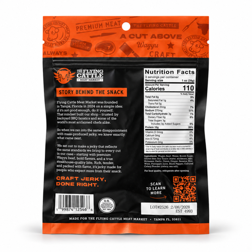 Teriyaki Marinade Wagyu Beef Jerky